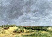 Dunes at Berck under Heavy Weather
